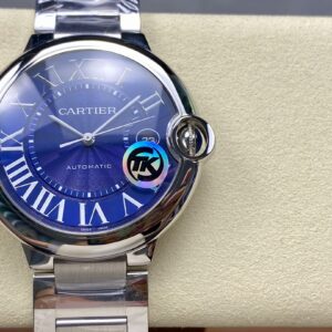 Đồng Hồ Cartier Ballon Bleu WSBB0061 4345 Mặt Xanh Dương TKF 42mm (9)