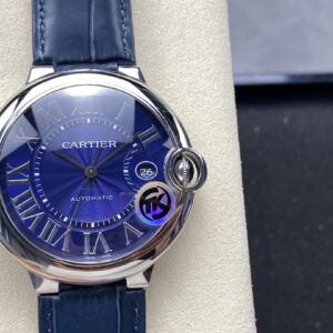 Đồng Hồ Cartier Ballon Bleu de Cartier WSBB0027 Nam Dây Da Màu Xanh 42mm (8)