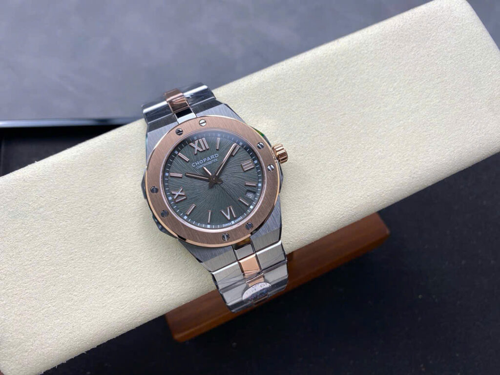 Đồng Hồ Chopard Alpine Eagle Demi Mặt Xám Replica Cao Cấp Nhà Máy GH 41mm (1)