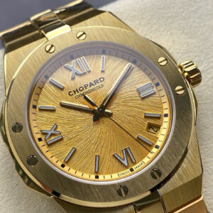 Đồng Hồ Chopard Alpine Eagle Màu Vàng Vàng Replica Nhà Máy GH 41mm (1)