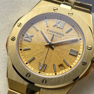 Đồng Hồ Chopard Alpine Eagle Màu Vàng Vàng Replica Nhà Máy GH 41mm (1)