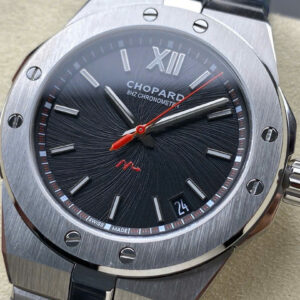 Đồng Hồ Chopard Alpine Eagle Replica Cao Cấp Mặt Đen Nhà Máy GH 41mm (1)