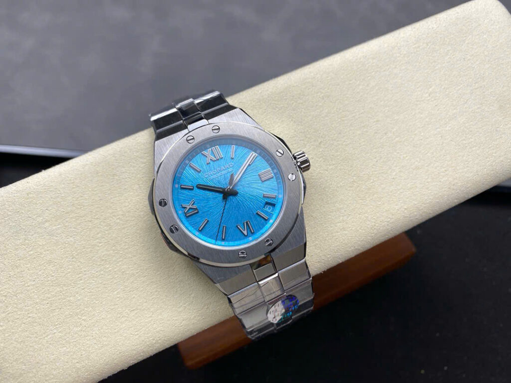 Đồng Hồ Chopard Alpine Eagle Replica Cao Cấp Mặt Xanh Băng Nhà Máy GH 41mm (1)