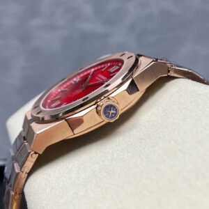 Đồng Hồ Chopard Alpine Eagle Rose Gold Mặt Số Đỏ Replica Nhà Máy GH 41mm (1)