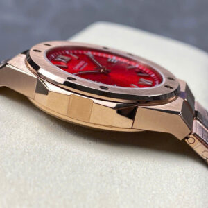 Đồng Hồ Chopard Alpine Eagle Rose Gold Mặt Số Đỏ Replica Nhà Máy GH 41mm (1)