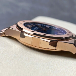 Đồng Hồ Chopard Alpine Eagle Rose Gold Mặt Xanh Dương Replica Nhà Máy GH 41mm (1)