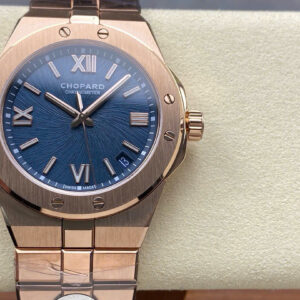 Đồng Hồ Chopard Alpine Eagle Rose Gold Mặt Xanh Dương Replica Nhà Máy GH 41mm (1)