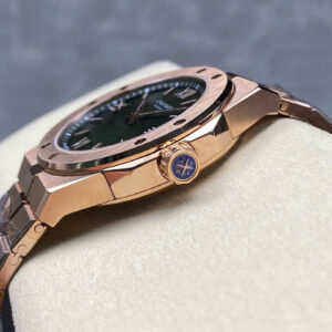 Đồng Hồ Chopard Alpine Eagle Rose Gold Mặt Xanh Lá Replica Nhà Máy GH 41mm (7)