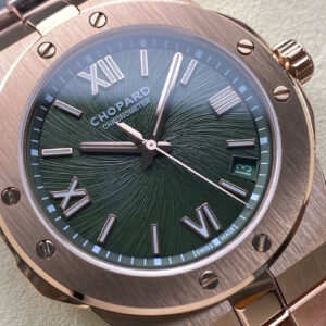 Đồng Hồ Chopard Alpine Eagle Rose Gold Mặt Xanh Lá Replica Nhà Máy GH 41mm (7)