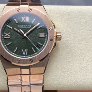 Đồng Hồ Chopard Alpine Eagle Rose Gold Mặt Xanh Lá Replica Nhà Máy GH 41mm (7)