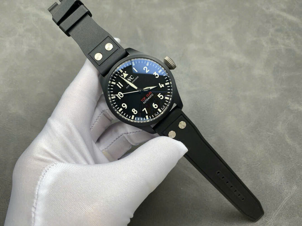 Đồng Hồ IWC Big Pilots Top Gun Automatic IW329801 Dây Cao Su M+ 43mm (6)