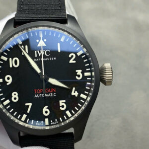 Đồng Hồ IWC Big Pilots Top Gun IW329801 Gốm Đen Dây Vải M+ 43mm (9)