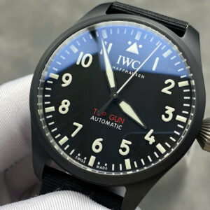 Đồng Hồ IWC Big Pilots Top Gun IW329801 Gốm Đen Dây Vải M+ 43mm (9)