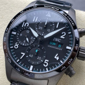 Đồng Hồ IWC Pilot’S Performance Chronograph Màu Đen Replica 41mm (9)