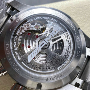 Đồng Hồ IWC Pilot’S Performance Chronograph Màu Đen Replica 41mm (9)