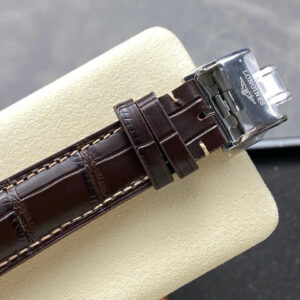 Đồng Hồ Longines Master Complications Dây Da Nâu Mặt Trắng LGS Factory 40mm (2)