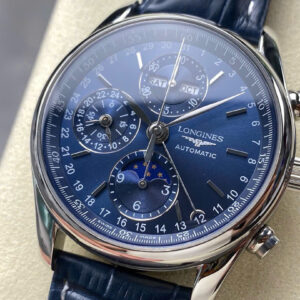 Đồng Hồ Longines Master Complications Nam Dây Da Replica LGS Factory 40mm (1)