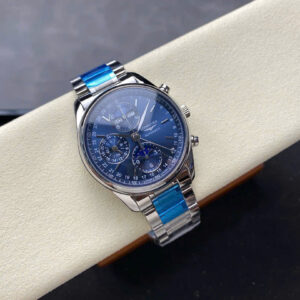 Đồng Hồ Longines Master Complications Nam Dây Thép Mặt Xanh Xưởng LGS 40mm (1)