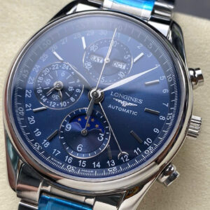 Đồng Hồ Longines Master Complications Nam Dây Thép Mặt Xanh Xưởng LGS 40mm (1)