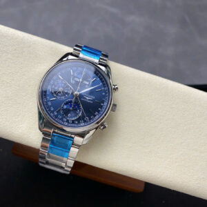 Đồng Hồ Longines Master Complications Nam Dây Thép Mặt Xanh Xưởng LGS 40mm (1)