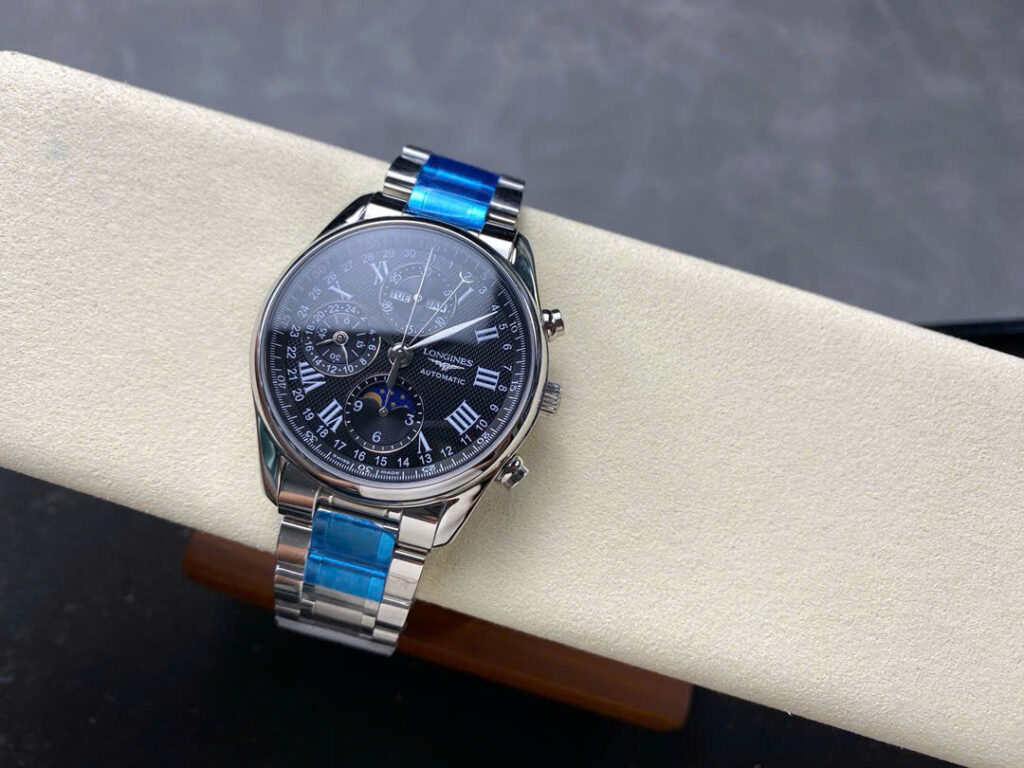 Đồng Hồ Nam Longines Master Complications Mặt Đen Nhà Máy LGS 40mm (1)