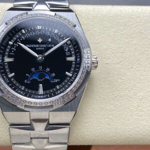 Đồng Hồ Nam Vacheron Constantin Overseas 4500V Mặt Đen Đính Đá Xưởng GR 41mm (7)
