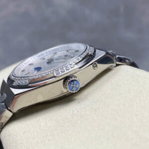 Đồng Hồ Nam Vacheron Constantin Overseas 4500V Mặt Trắng Đính Đá Xưởng GR 41mm (7)