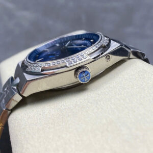 Đồng Hồ Nam Vacheron Constantin Overseas 4500V Mặt Xanh Đính Đá Xưởng GR 41mm (7)