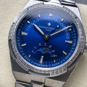 Đồng Hồ Nam Vacheron Constantin Overseas 4500V Mặt Xanh Đính Đá Xưởng GR 41mm (7)