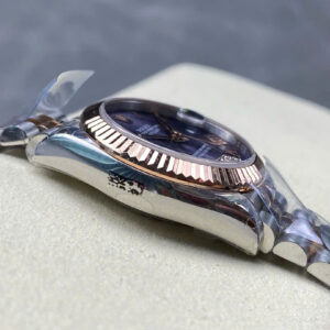 Đồng Hồ Nữ Rolex DateJust Rep 11 Mặt Số Tím Cọc Số La Mã Nhà Máy 8F 31mm (1)