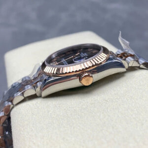 Đồng Hồ Nữ Rolex DateJust Rep 11 Mặt Xám Cọc Số La Mã Nhà Máy 8F 31mm (2)