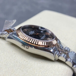 Đồng Hồ Nữ Rolex DateJust Rep 11 Mặt Xám Cọc Số La Mã Nhà Máy 8F 31mm (2)