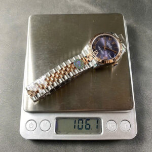 Đồng Hồ Nữ Rolex DateJust Rep 11 Mặt Số Tím Cọc Số La Mã Nhà Máy 8F 31mm (3)