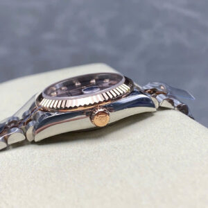 Đồng Hồ Nữ Rolex DateJust Replica 11 Dây Kim Loại Nhà Máy 8F 31mm (2)