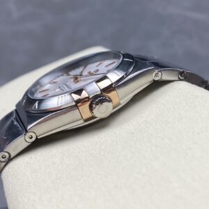Đồng Hồ Omega Constellation Demi Hồng AReplica Nhà Máy OM+ 38mm (1)