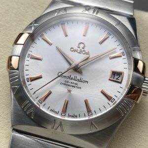 Đồng Hồ Omega Constellation Demi Hồng AReplica Nhà Máy OM+ 38mm (1)