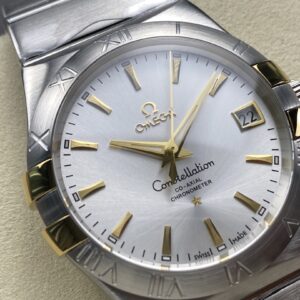 Đồng Hồ Omega Constellation Demi Vàng Replica Nhà Máy OM+ 38mm (2)