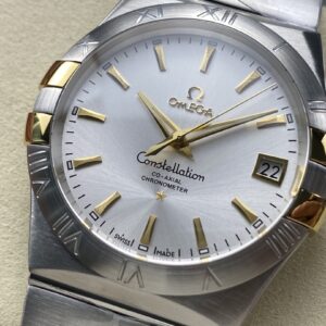 Đồng Hồ Omega Constellation Demi Vàng Replica Nhà Máy OM+ 38mm (2)