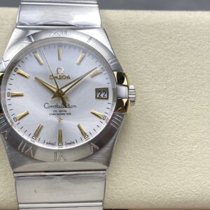Đồng Hồ Omega Constellation Demi Vàng Replica Nhà Máy OM+ 38mm (2)