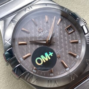 Đồng Hồ Omega Constellation Mặt Số Họa Tiết Replica Cao Cấp 38mm (1)