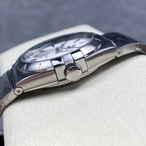 Đồng Hồ Omega Constellation Mặt Số Trắng Họa Tiết Replica Cao Cấp 38mm (1)