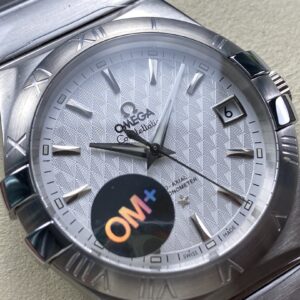 Đồng Hồ Omega Constellation Mặt Số Trắng Họa Tiết Replica Cao Cấp 38mm (1)