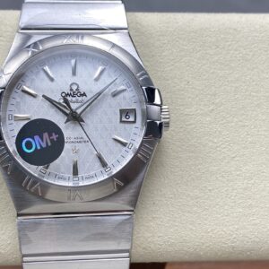 Đồng Hồ Omega Constellation Mặt Số Trắng Họa Tiết Replica Cao Cấp 38mm (1)