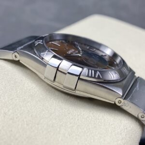 Đồng Hồ Omega Constellation Rep 11 Mặt Nâu Dây Thép Xưởng OM+ 38mm (1)