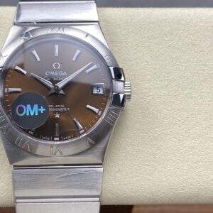 Đồng Hồ Omega Constellation Rep 11 Mặt Nâu Dây Thép Xưởng OM+ 38mm (1)