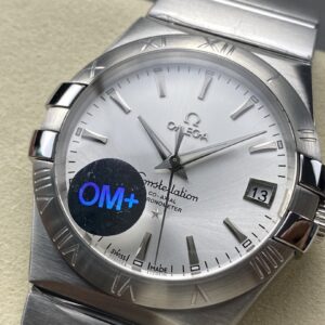 Đồng Hồ Omega Constellation Rep 11 Mặt Trắng Dây Thép Xưởng OM+ 38mm (1)
