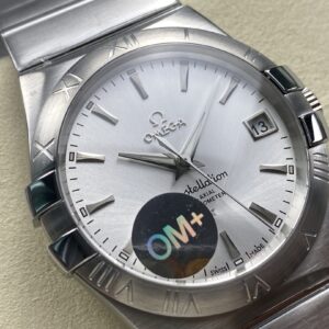 Đồng Hồ Omega Constellation Rep 11 Mặt Trắng Dây Thép Xưởng OM+ 38mm (1)