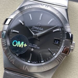 Đồng Hồ Omega Constellation Rep 11 Mặt Xám Dây Thép Xưởng OM+ 38mm (1)