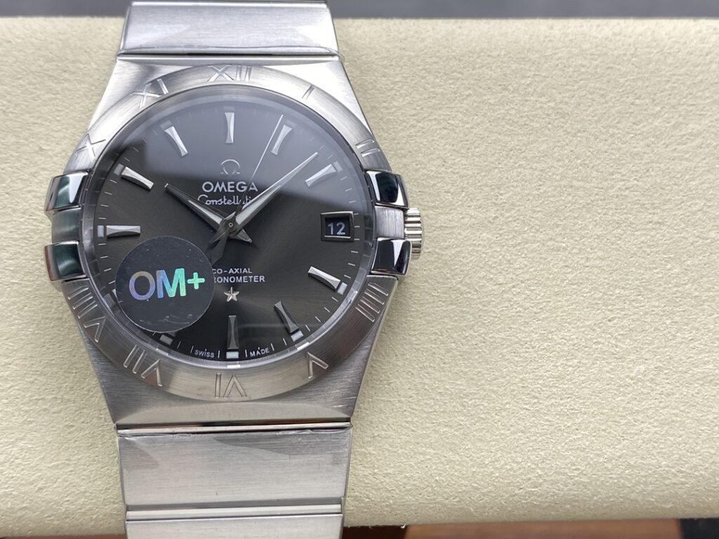 Đồng Hồ Omega Constellation Rep 11 Mặt Xám Dây Thép Xưởng OM+ 38mm (1)