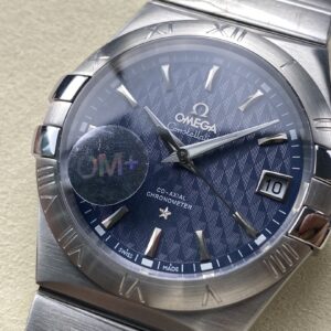 Đồng Hồ Omega Constellation Rep 11 Mặt Xanh Dây Thép Xưởng OM+ 38mm (1)